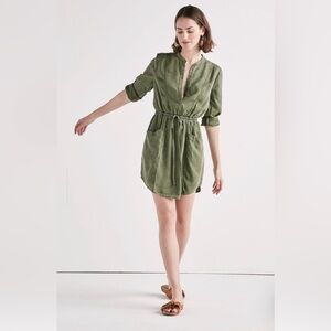 Lucky Brand Tencel Shirt Dress Size Small EUC! Retail $89.50